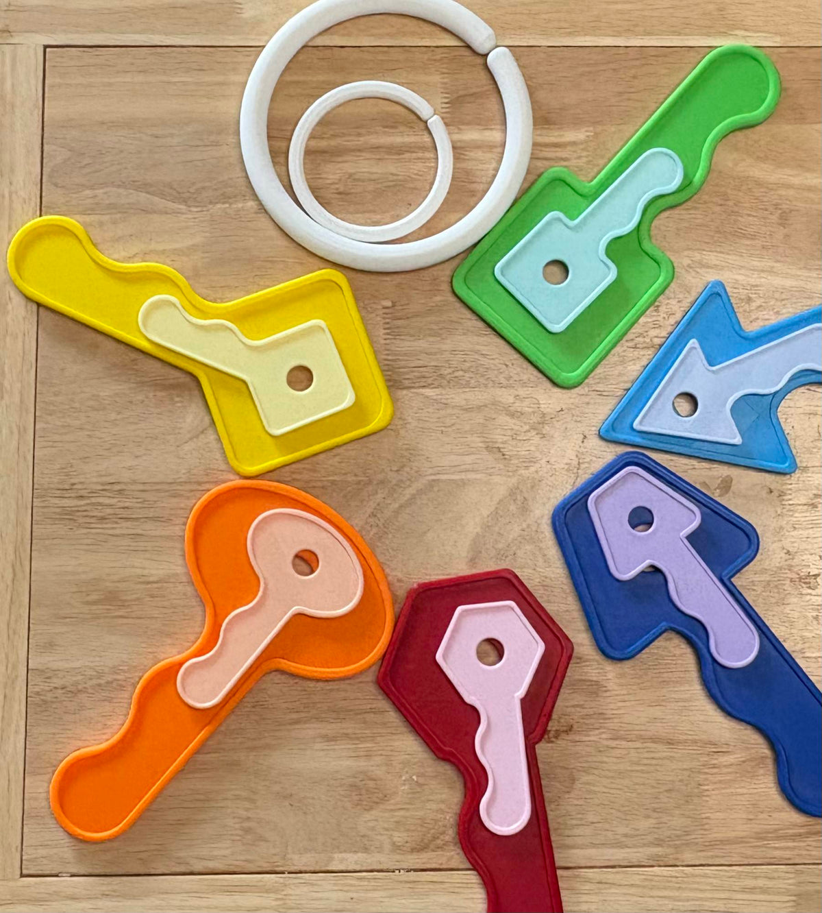 Big Baby Toy Keys – Big Key Set, Nursery Prop