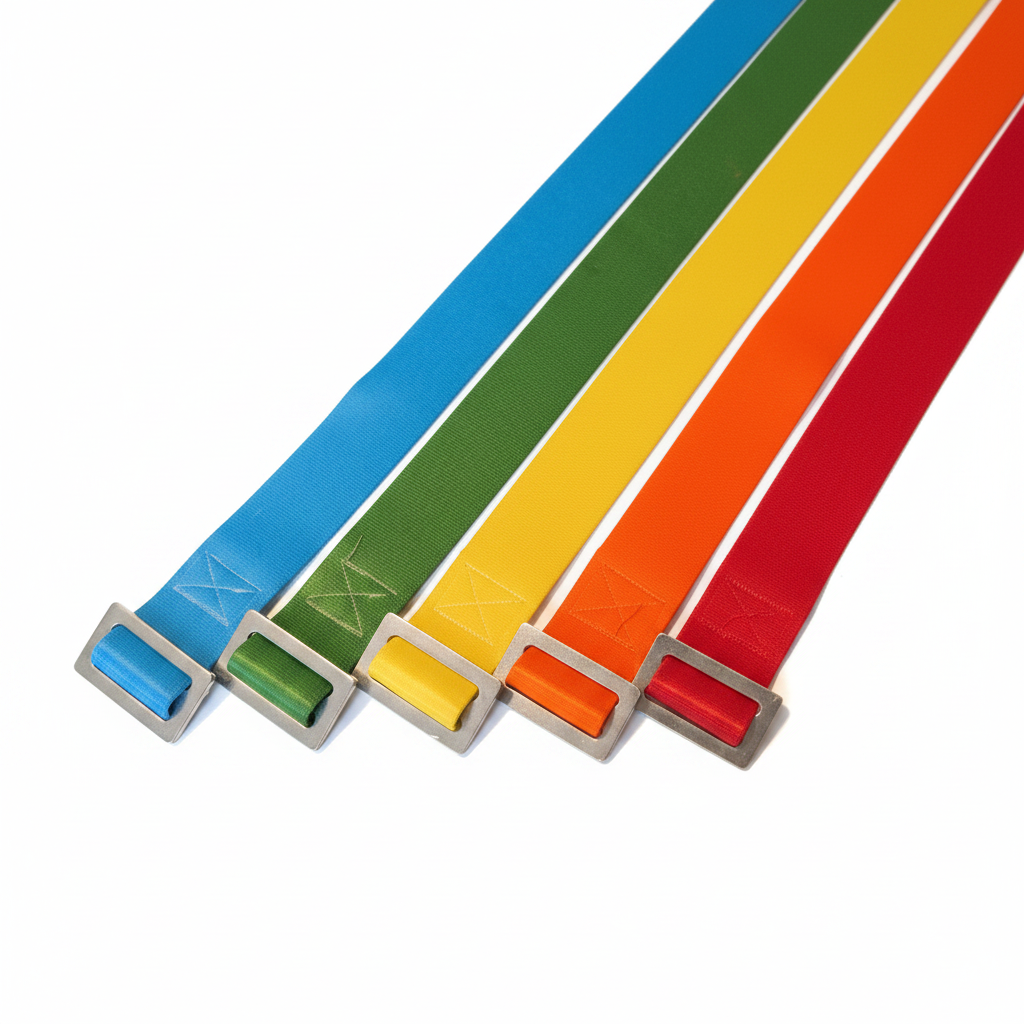 Fanned Straps Metal Buckles